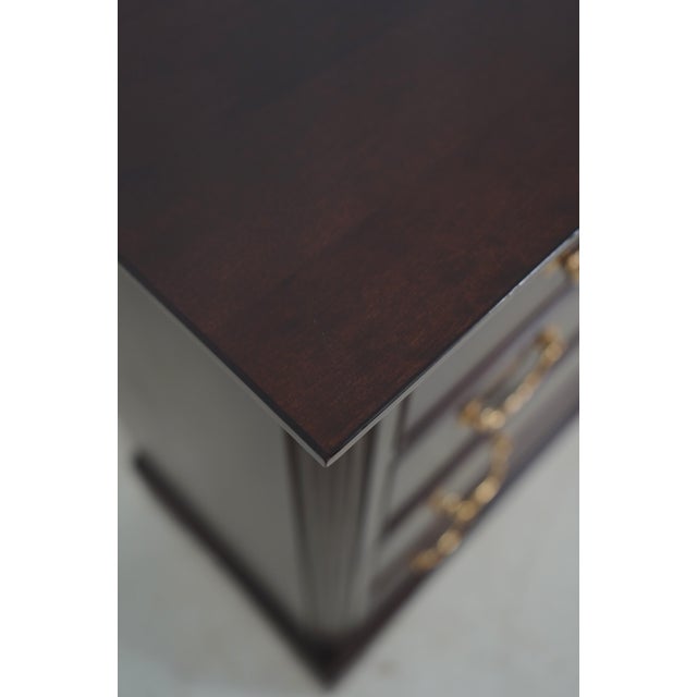 Stickley Cherry Chippendale Large Bedroom Dresser For Sale - Image 12 of 16