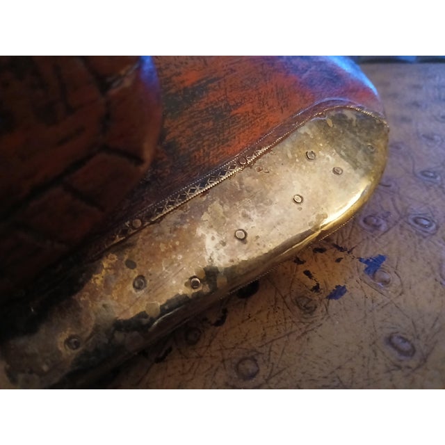 F-022 1970s "The Guardian" Curled Feline in Wood & Bronze ​Presented by Methinks Art Studio and Dwelling Artistic Intervention by Splendidus For Sale In Tampa - Image 6 of 12