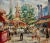 1950s Paul Ortlip -1950s Palisades Amusement Park in Fort Lee New Jersey- Oil Painting For Sale - Image 5 of 10