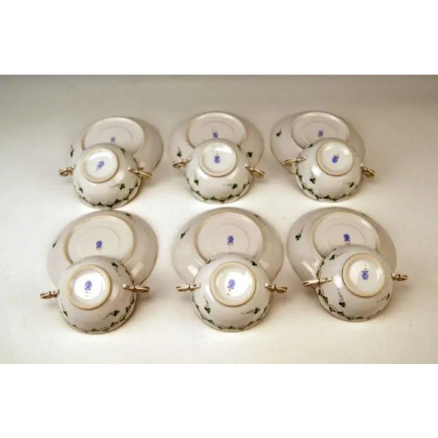 Soup Bowls with Persil Decor from Herend, 1960, Set of 6 For Sale - Image 3 of 5