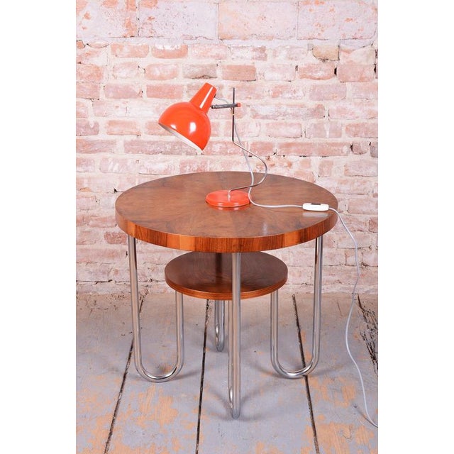 Mid-Century Modern Table Lamp in Chrome by J. Hůrka for Lidokov, Czech, 1960s For Sale - Image 10 of 11