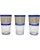 Vintage Set of 3 Val St. Lambert Danse De Flore Cobalt Crystal Tumblers For Sale - Image 11 of 12