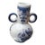 Vintage Delft Blue Holland Amphorous Bud Vase For Sale