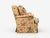 Pink Traditional, Rolled Arm Lounge Chair, Floral Fabric, Wood, Usa, 1980s For Sale - Image 8 of 11