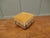 Textile Victorian Mustard Velvet Ottoman For Sale - Image 7 of 8