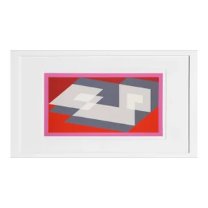 Josef Albers, Challenging Confusion - P1, F14, I1, Geometric Abstract Screenprint