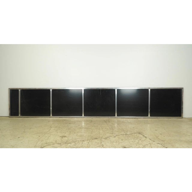 Newly Made Reclaimed Cougar Italian Fashions Aluminum Movie Prop Sign For Sale - Image 6 of 8