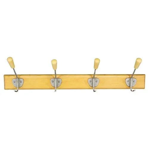 Mid-Century Wooden Wall Hanger, 1960s For Sale - Image 9 of 9