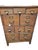 Rare 10 Drawer Antique Yawman and Erbe Mfg. Co. Oak Filing Cabinet With Brass Fittings C. 1900-1910 For Sale - Image 18 of 18