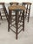 Brutalist Stools in Wood and Straw, 1950s, Set of 4 For Sale - Image 4 of 15