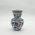 2020s Handmade Ceramic Bud Vase (15cm) Classic Blue & White Iznik Floral Pattern with Yellow Accents – Artisan Table Decor For Sale - Image 5 of 6