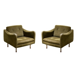 Dachshund Armchairs by Michel Mortier for Steiner, 1963, Set of 2 For Sale