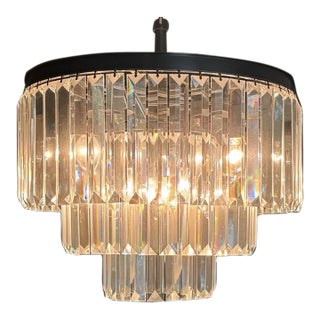 Restoration Hardware - Odeon 1920's Small Crystal Chandelier For Sale