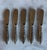 Victorian Vintage Godinger Silver Plated Butter Knives - Set of 5 For Sale - Image 3 of 10