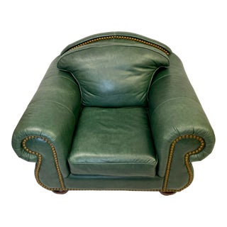 Vintage Horizons by Palliser Traditional Leather Arm Chair For Sale