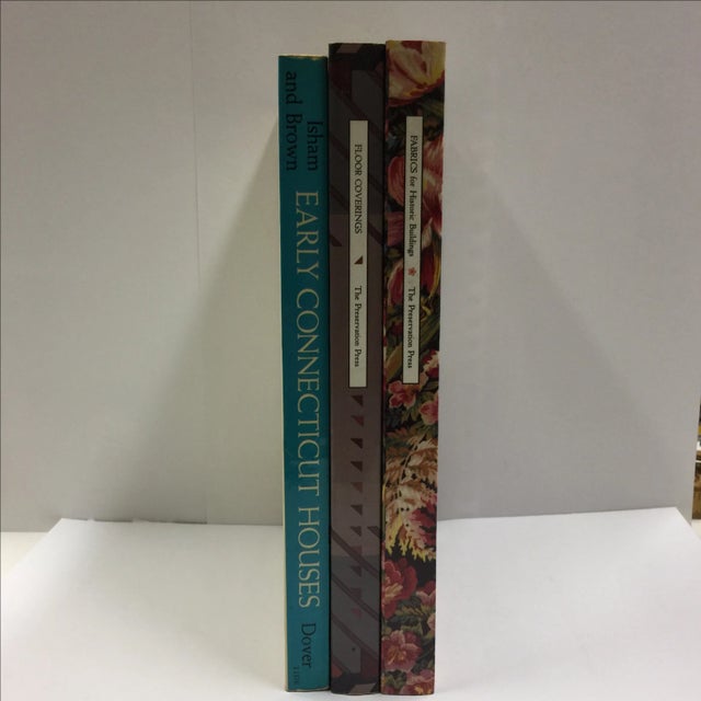 Set of three soft covers: Floor Coverings for Historic Buildings by Helene Von Rosenstiel and Gail Caskey Winkler. The...