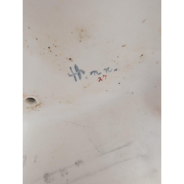 Large Continental Victorian Porcelain Courting Couple Figures 19th C. For Sale - Image 11 of 12