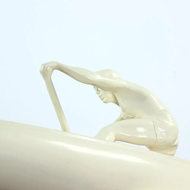 1960s Sculpture of Rower, Jihokera, Czechoslovakia, 1960s For Sale - Image 5 of 9