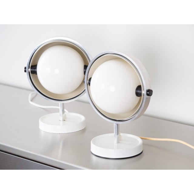 Moonlight Table Lamps from Flemming Brylle, 1960s, Set of 2 For Sale - Image 4 of 12