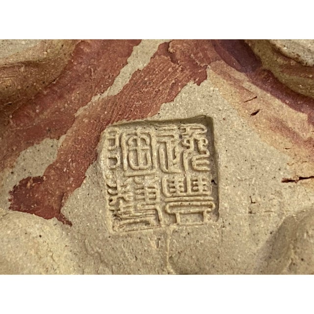 Taupe Handmade MultiColor Small Ceramic Turtle Figure Display Art For Sale - Image 8 of 9