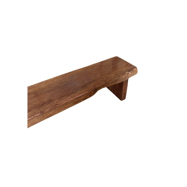 Not Yet Made - Made To Order Sculptural Lychee Wood Long Bench Stunning Wood Textures, Modern Organic For Sale - Image 5 of 9