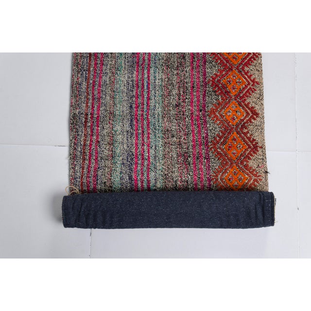 Fleatweave Vintage Runner Rug For Sale - Image 11 of 11