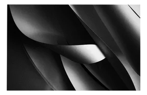 Paper Flow - Black and White Abstract Paper Photography 2020