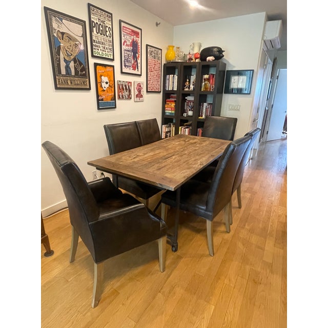 2010s Restoration Hardware Dining Set For Sale - Image 5 of 8