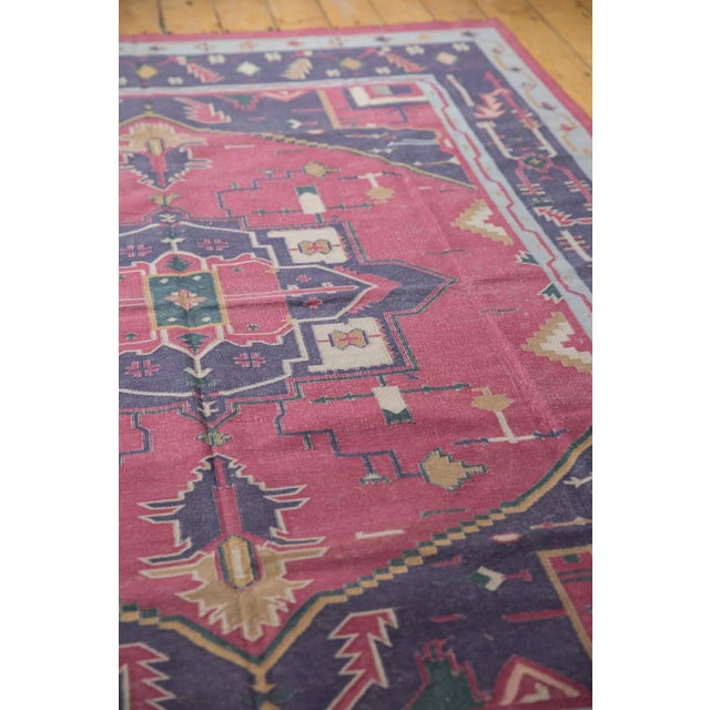 Vintage Stone Wash Dhurrie Rug - 6'2" X 8'11" For Sale - Image 9 of 11