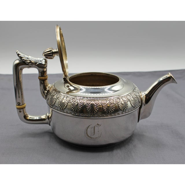 C. 1870s Gorham Silver Soldered 5-Piece Tea & Coffee Service For Sale - Image 13 of 14