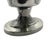 Silver Vintage Pewter Pedestal Centerpiece Bowl With Scalloped Rim and Scrolled Handles For Sale - Image 8 of 10