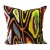Silk Velvet Cushion Cover With Tribal Design For Sale
