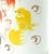 Red Mirror Pair of Cylindrical Vases/Hat Stands With Red Foo Lions With Other Colors For Sale - Image 8 of 11