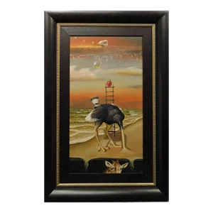 Glen Tarnowski "Intuition" Surrealist Original Oil Painting Hand Signed