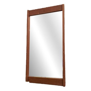 Vintage Danish Teak Mirror For Sale