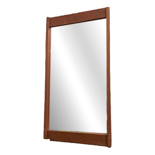 Vintage Danish Teak Mirror For Sale
