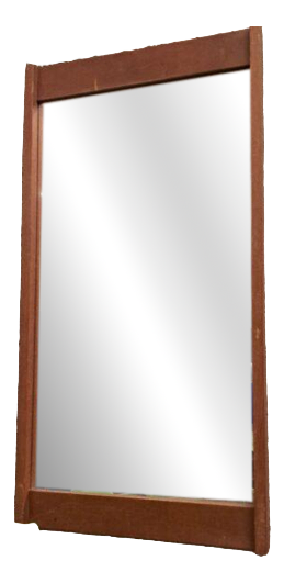 Vintage Danish Teak Mirror