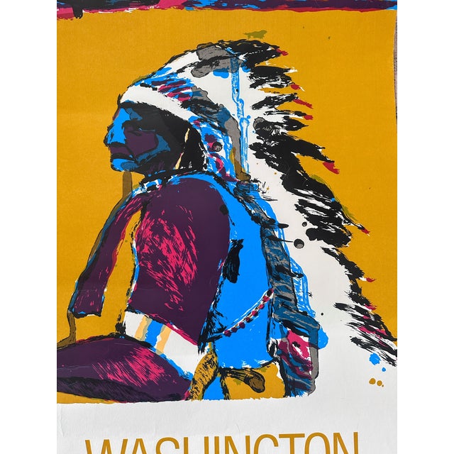 1970s Original Fritz Scholder 'Art '78" Exhibition Silkscreen Poster For Sale In Denver - Image 6 of 11