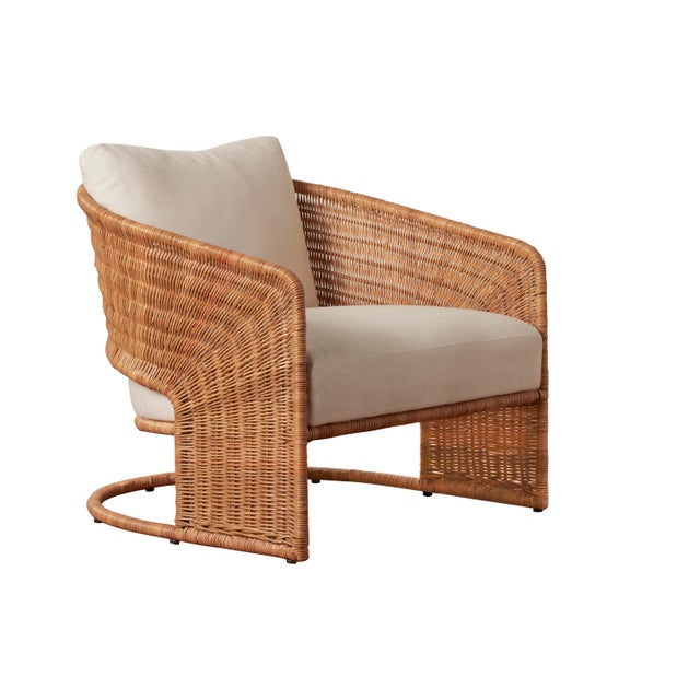 Boho Chic Healdsburg Lounge Chair For Sale - Image 3 of 8