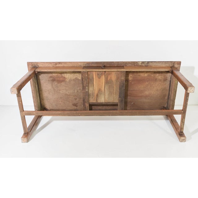 French Provincial Solid Oak Farmhouse Harvest Table, Early to Mid-19th Century For Sale - Image 6 of 9