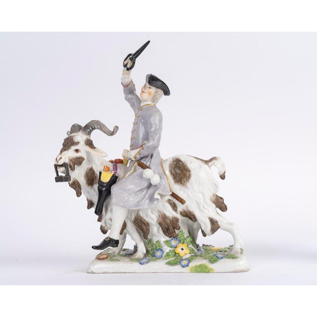 Antique German Porcelain Sculpture, 1800s For Sale - Image 5 of 10