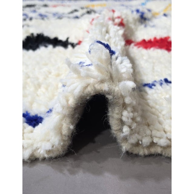 Moroccan Azilal Moroccan Rug Handmade Rug - 9.3 X 6 Ft For Sale - Image 3 of 6