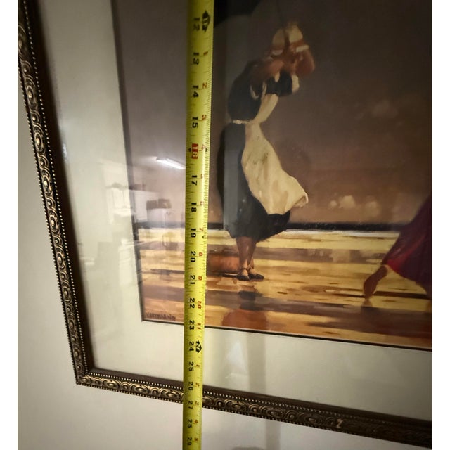 1970s "The Singing Butler" Jack Vettriano, Framed Print For Sale - Image 4 of 5