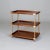 A combination of a traditional English campaign style with an updated modern design. This three-tier etagere is a...