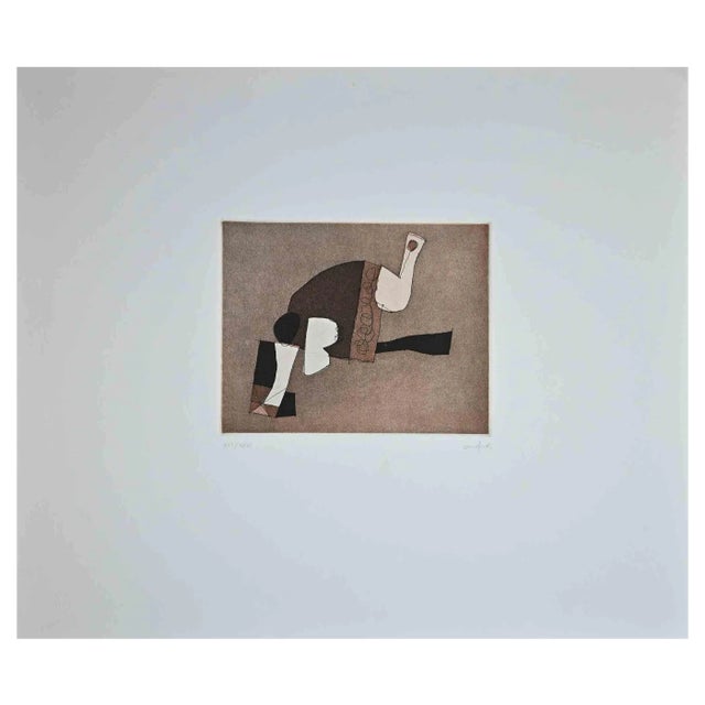 Afro Basaldella, Untitled, Original Etching, 1974 For Sale