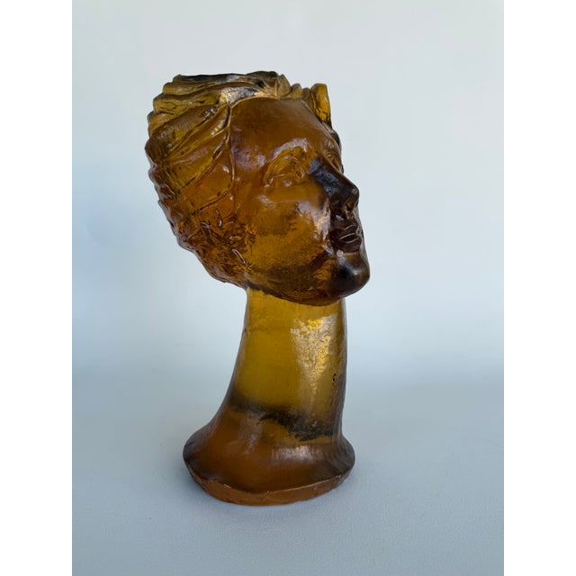 Vintage Large Dorthy Thorpe Resin Bust For Sale In Miami - Image 6 of 8