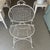 Mid 20th Century Painted White Ornate Metal Garden Chairs Set of 2 For Sale In New York - Image 6 of 12
