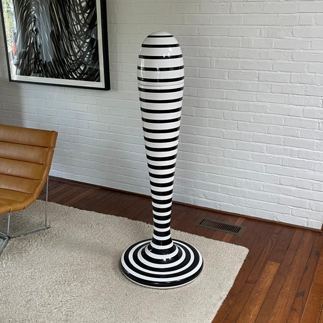 Rare Guido Venturini "Lingam" Vase/Sculpture by Alessi For Sale - Image 10 of 13