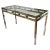 Mid Century Modern Willy Rizzo Style Chrome and Glass Console Table, 1970's For Sale In Philadelphia - Image 6 of 7