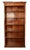 Vintage Burr Walnut Open Bookcases, Set of 2 For Sale